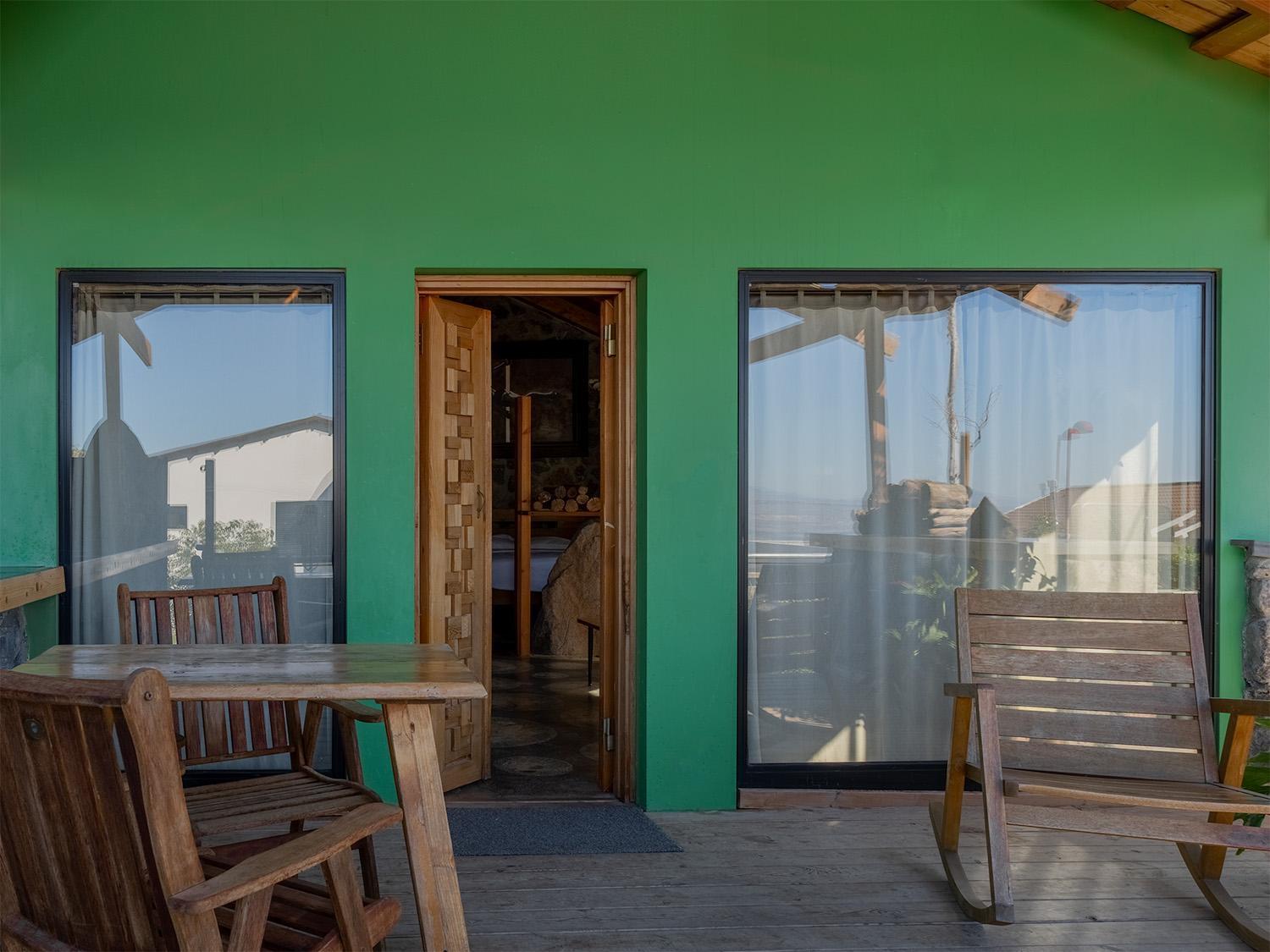 The Green And Red Cabins Ma'ale Gamla Bagian luar foto