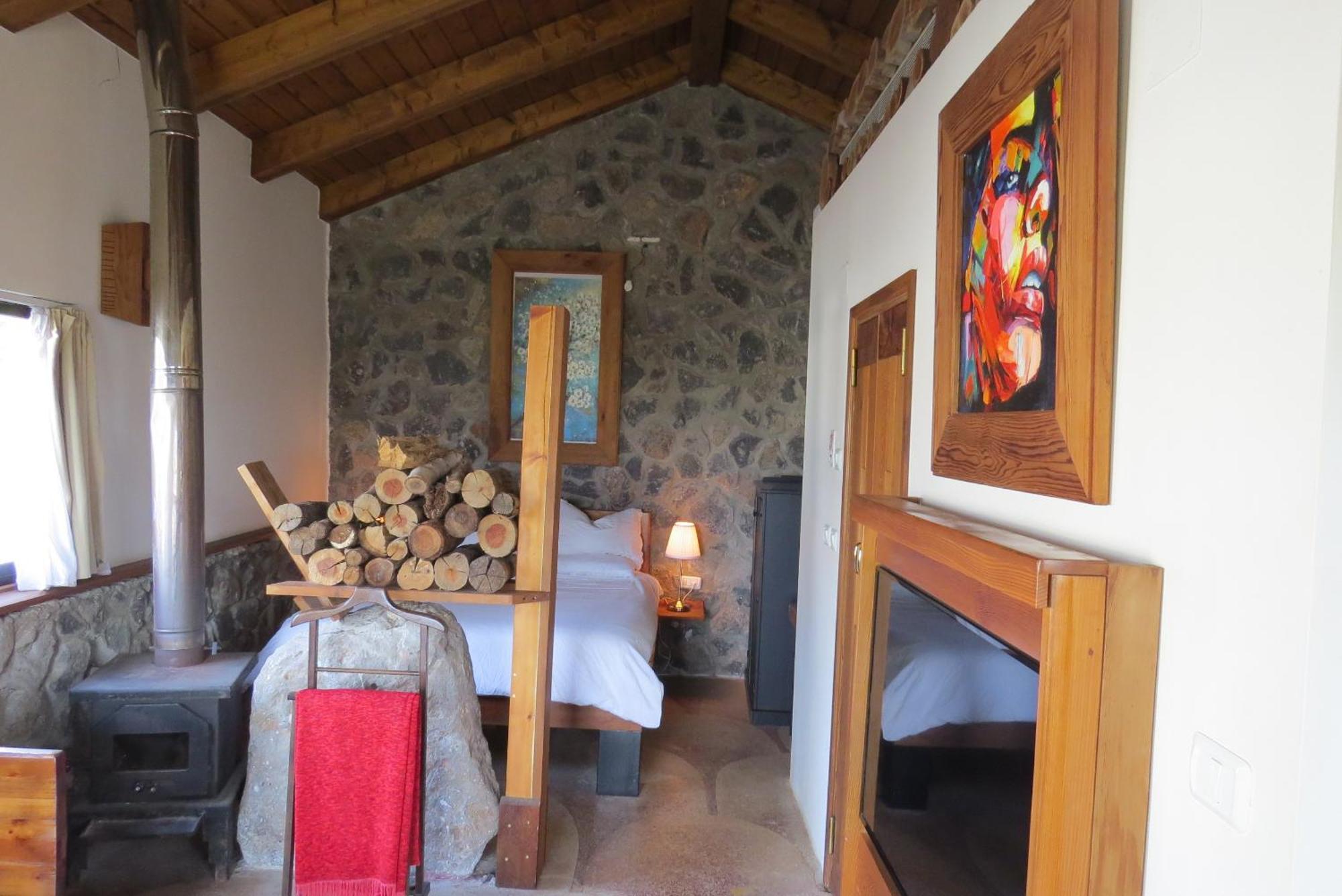 The Green And Red Cabins Ma'ale Gamla Bagian luar foto